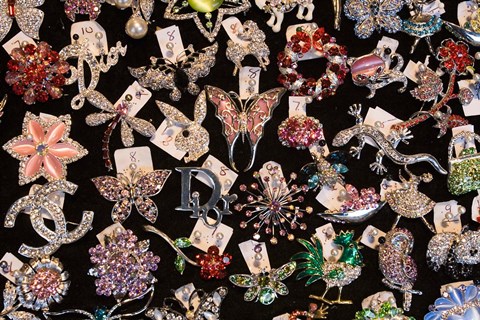 Framed Portobello Road Market, Notting Hill, London, England Print