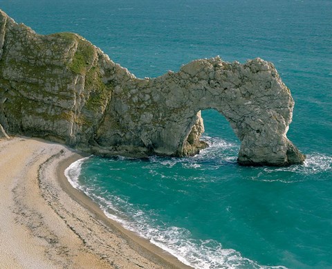 Framed Durdle Door in Lulworth Cove, Dorset, England Print