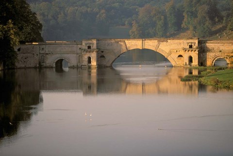 Framed Grand Bridge, Blenheim Palace, Woodstock, Oxfordshire, England Print