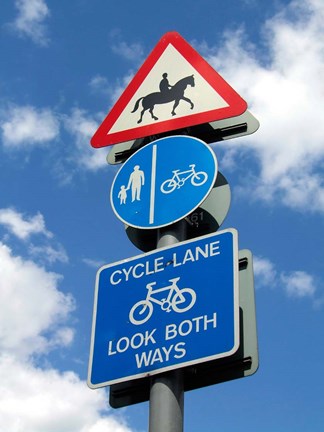 Framed Sign, Epping Forest, London, England Print