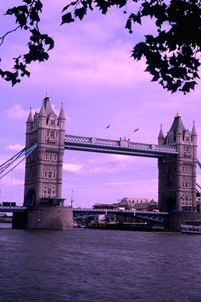 Framed Tower of London Bridge, London, England Print