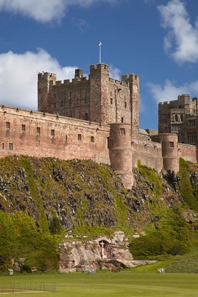 Framed Bamburgh Castle, Bamburgh, Northumberland, England Print