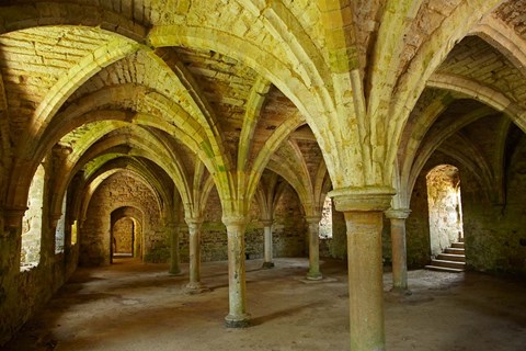 Framed Novices&#39; Room, Battle Abbey, Battle, East Sussex, England Print