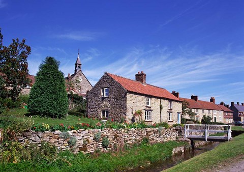 Framed Helmsley, North Yorkshire, England Print