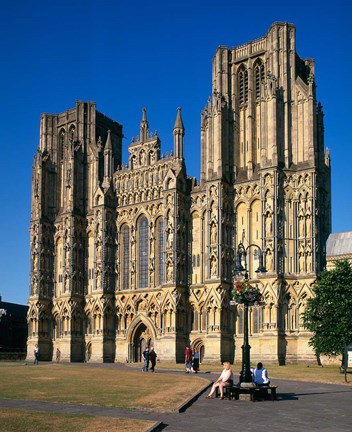 Framed Wells Cathedral, Somerset, England Print