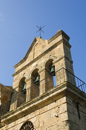 Framed Agios Nikolaos Church Bell Tower, Zakynthos, Ionian Islands, Greece Print
