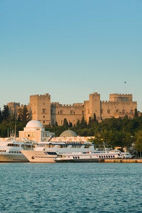 Framed Greece, Dodecanese, Palace of the Grand Masters Print