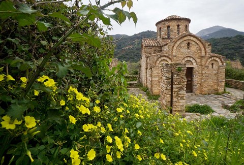 Framed Greece, Crete, Byzantine Church of the Panayia Print