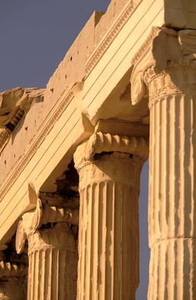 Framed Column Detail, The Acropolis, Attica, Athens, Greece Print