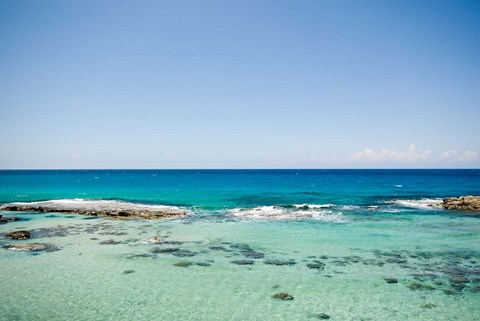 Framed Cyprus, Karpas, Dipkarpaz, Beach near Ayios Philon Print