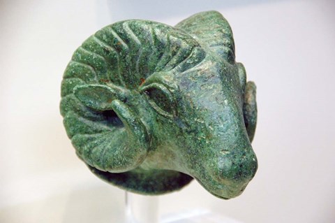 Framed Ram, Olympia Archaeological Museum, Peloponnese, Greece Print