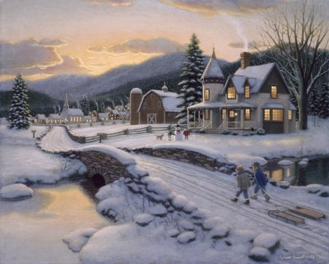 Framed Days End Print