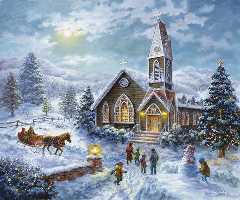 Framed Parents Pray, Children Play Print