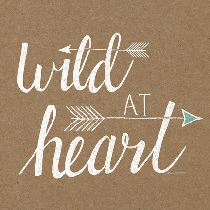 Framed Wild at Heart Print