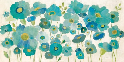 Framed Floral Lace Print