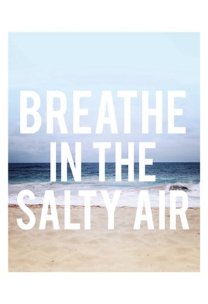 Framed Salty Air Print