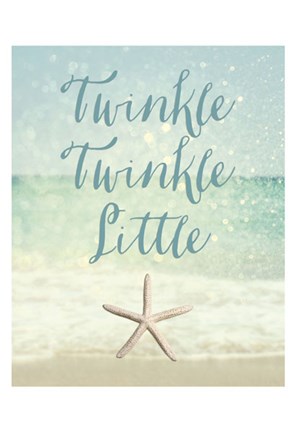 Framed Twinkle Twinkle Little Star(fish) Print