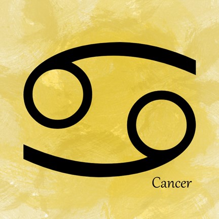 Framed Cancer - Yellow Print