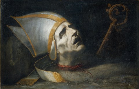 Framed Saint Fulgenzio Print