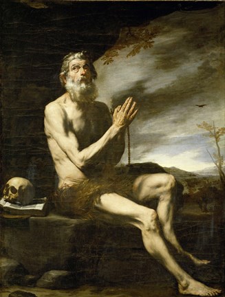 Framed Saint Paul the Hermit Print