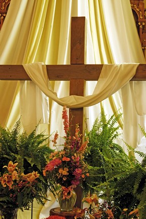 Framed Easter Cross Print