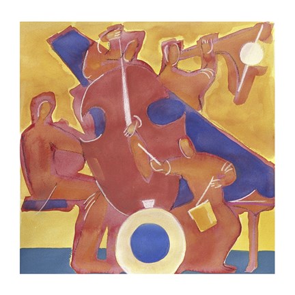 Framed Homage to Mingus Print