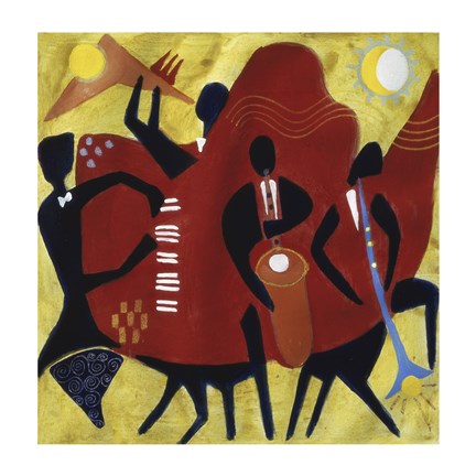Framed Apple Jazz Print
