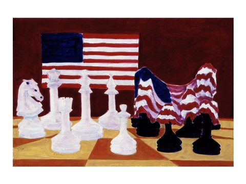 Framed America Under Wraps Print