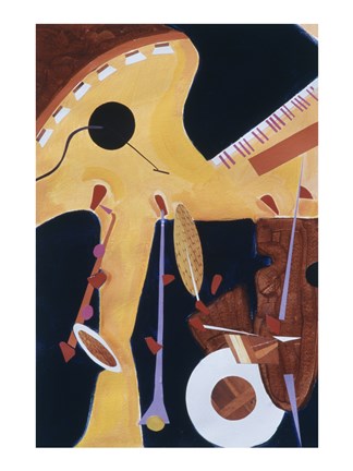 Framed Untitled (View of Stage) Print