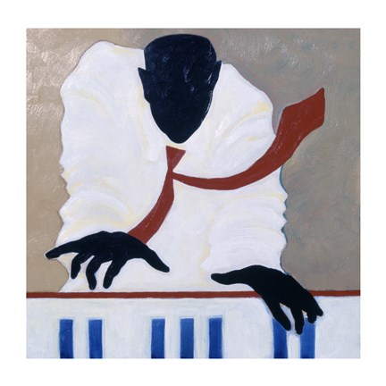 Framed Untitled (Piano Player) Print