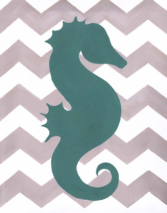 Framed Seahorse Print