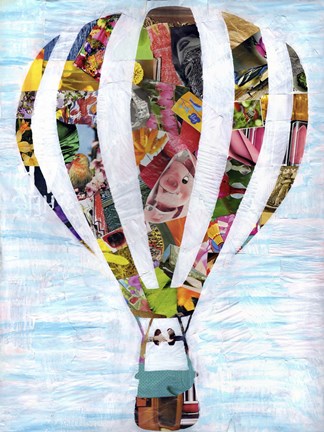 Framed Hot Air Balloon Print