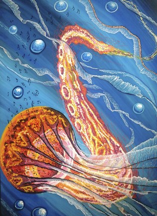 Framed Jazzifish Print