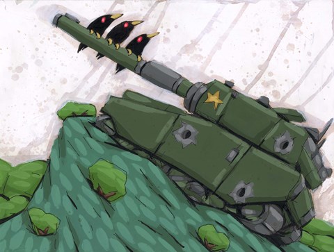 Framed After War Print