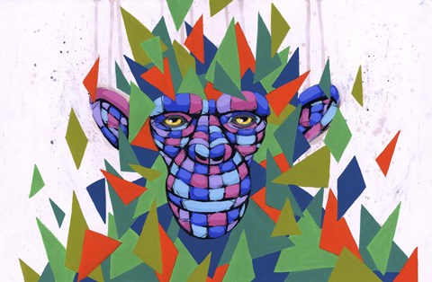 Framed Falling Into Place Print