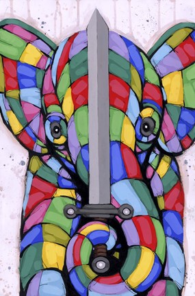 Framed Warrior Of Color Print