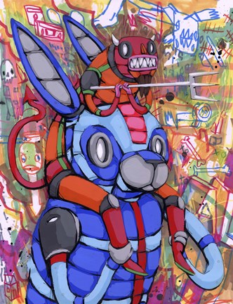 Framed Always On My Back Print