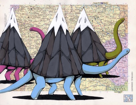 Framed Born To Move Mountains Print