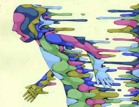 Framed Going Through It Print