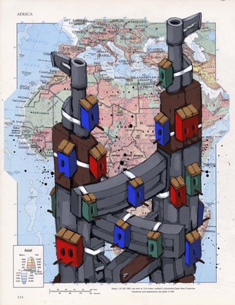 Framed Making The Best Of Our Neighborhood Print