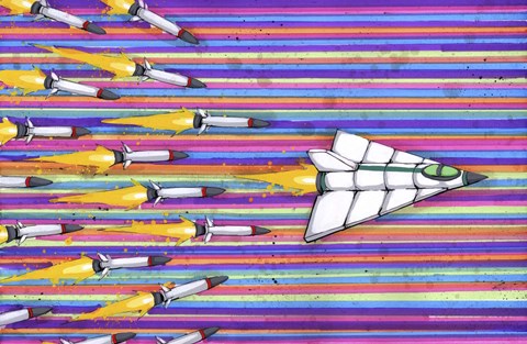 Framed Outrunning The End Print