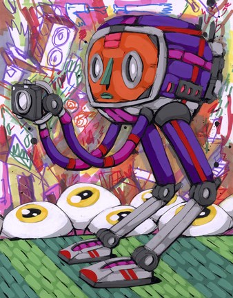 Framed Tourist Print