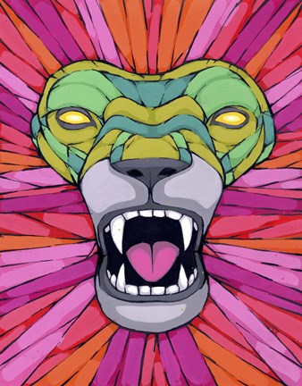 Framed Aggressive By Nature Print