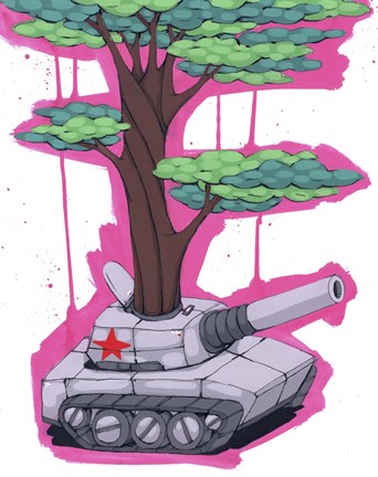 Framed Outgrowing The War Print