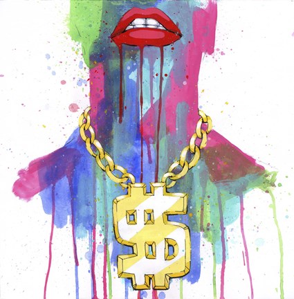 Framed Wasted Youth Print