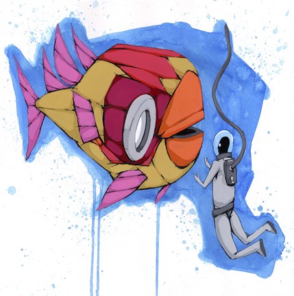 Framed We Get Deep Print