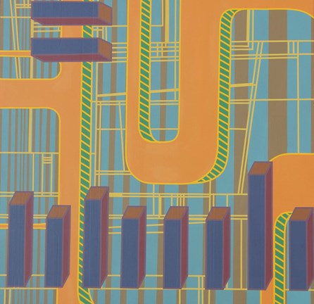 Framed Abstract 9 Print