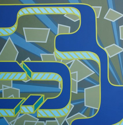 Framed Lines Project 51 Print