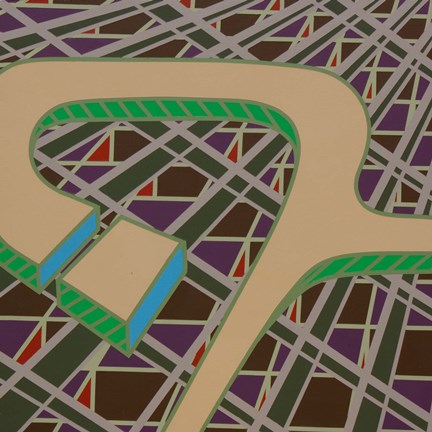 Framed Lines Project 54 Print