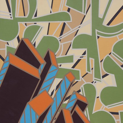 Framed Lines Project 74 Print